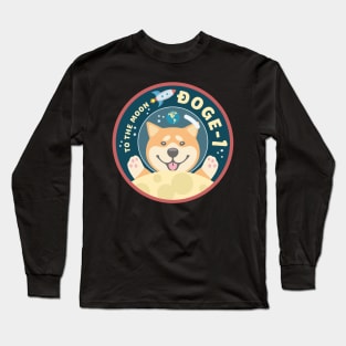 Doge 1 Moon Mission Long Sleeve T-Shirt